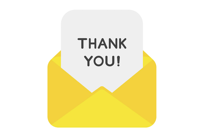 Mail thank you